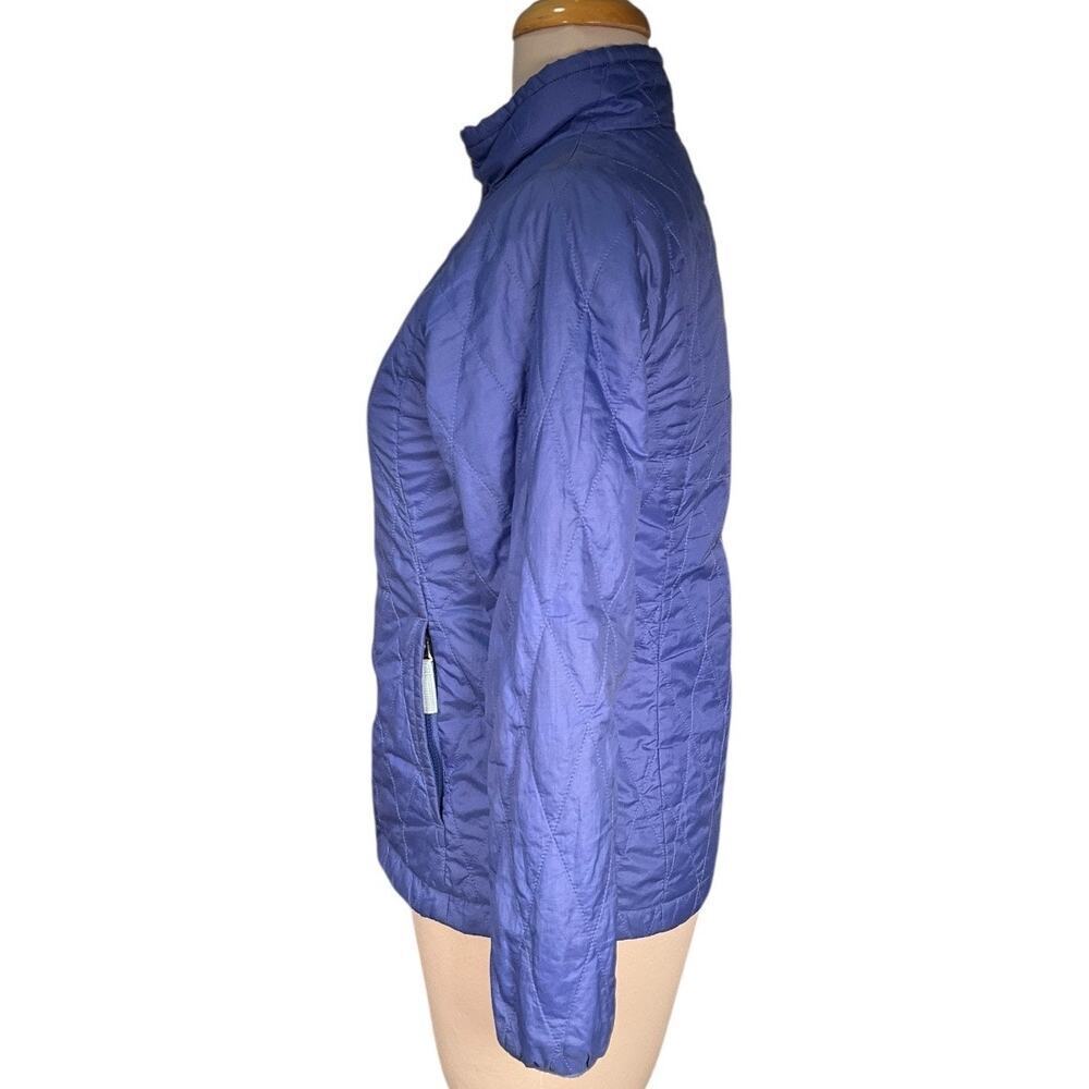 Patagonia Girls Kids Large 12 Quilted Jacket Blue Purple Lightweight Puffer Y2K - Picture 5 of 14